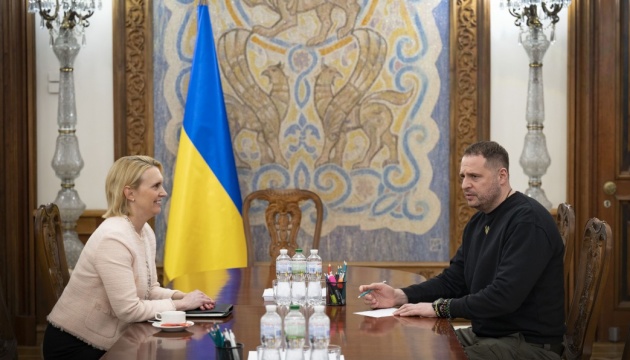 Chief of Zelensky’s Office meets with U.S. ambassador