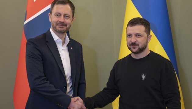 Zelensky se reúne con el primer ministro de Eslovaquia