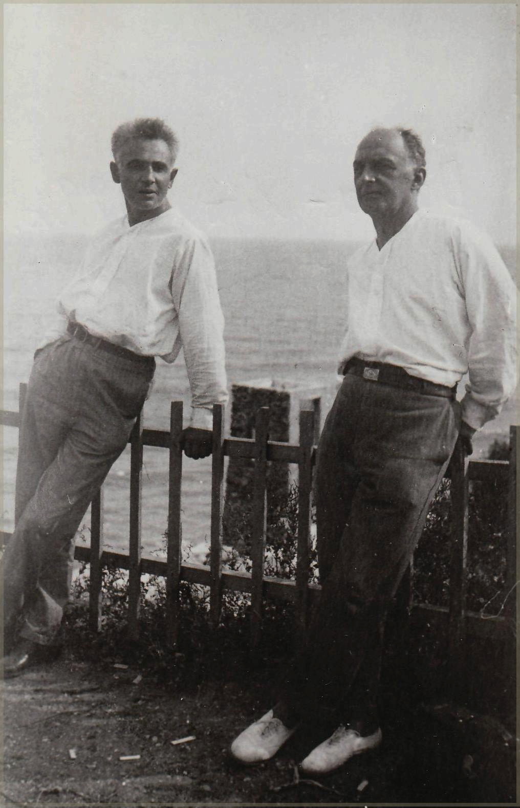Лесь Курбас і Вадим Меллер, 1927 р.