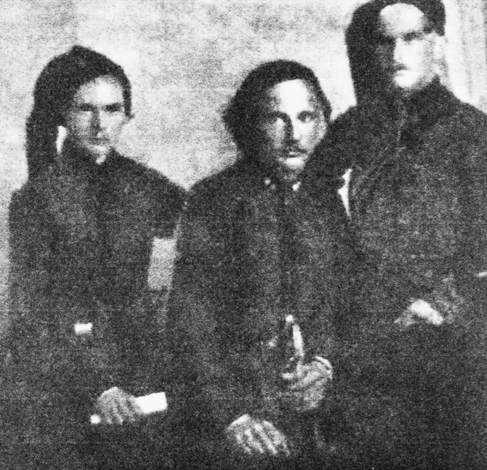 Чорношличники, Петро Дяченко - у центрі, 1919 р.