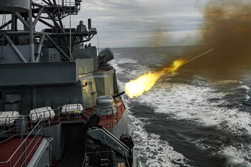 Russia keeps three warships armed with 20 Kalibr missiles in Black Sea