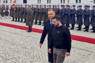 Zelensky y Duda se reúnen en Varsovia
