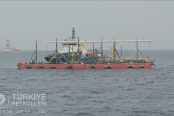 Türkiye completes laying of Black Sea gas pipe