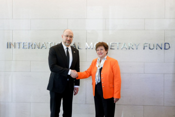 Schmyhal trifft sich mit IWF-Chefin Georgieva in Washington