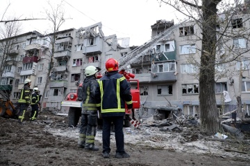 ウクライナ東部スロヴヤンシクへのミサイル攻撃の民間人死者９名に増加