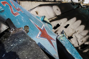 Russisches Kampfjet Su-25 abgeschossen