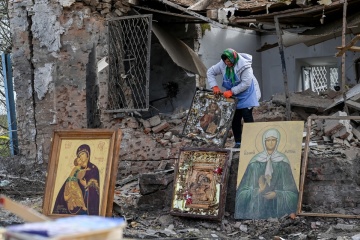 Guerre en Ukraine : Une frappe russe détruit une église dans la nuit de Pâques