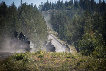 Ukrainische Soldaten beteiligen sich an Militärmanöver in Schweden