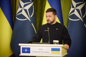 Zełenski o wizycie Stoltenberga - NATO jest gotowe rozpocząć nowy rozdział w stosunkach z Ukrainą

