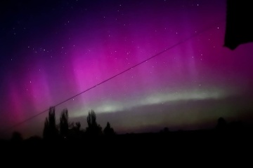 Auroras boreales, muy raras para nuestra latitud, vistas en Ucrania