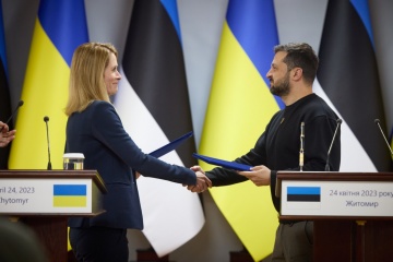 Członkostwo Ukrainy w NATO i gwarancje bezpieczeństwa: Zełenski i Kallas podpisali deklarację

