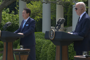 U.S., South Korea to further support Ukraine - joint statement by presidents