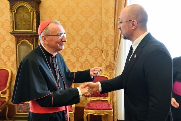 PM Shmyhal, Cardinal Parolin discuss Ukrainian peace formula in the Vatican