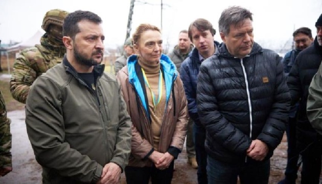 En visite en Ukraine, Marija Pejčinović Burić, a rencontré Volodymyr Zelensky