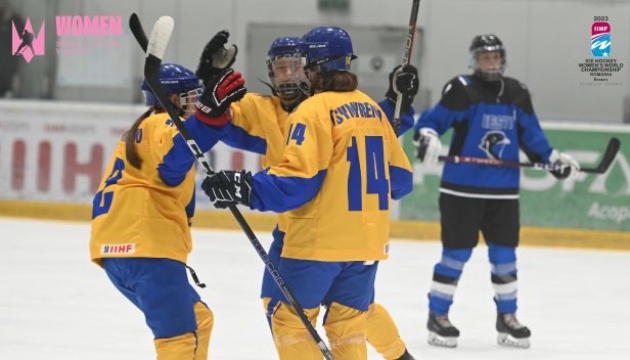 Жіноча збірна України перемогла Естонію на ЧС з хокею