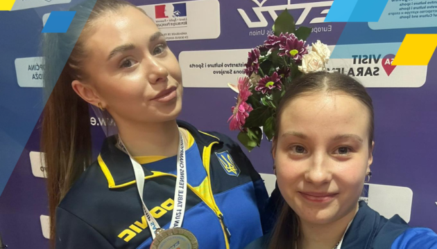 Українська пара виграла «срібло» молодіжного Євро з настільного тенісу