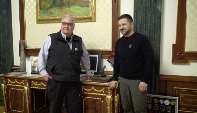 Selenskyj bespricht mit Howard Buffett Hilfe für die Ukraine