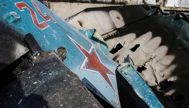 Ukrainian defenders shoot down enemy Su-25 aircraft
