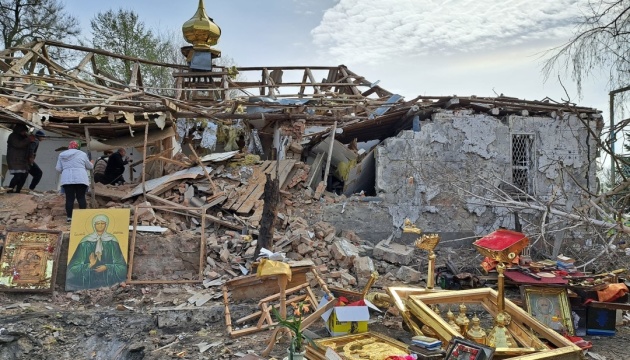 На Запоріжжі російські ракети зруйнували церкву, де мала відбутися Великодня служба