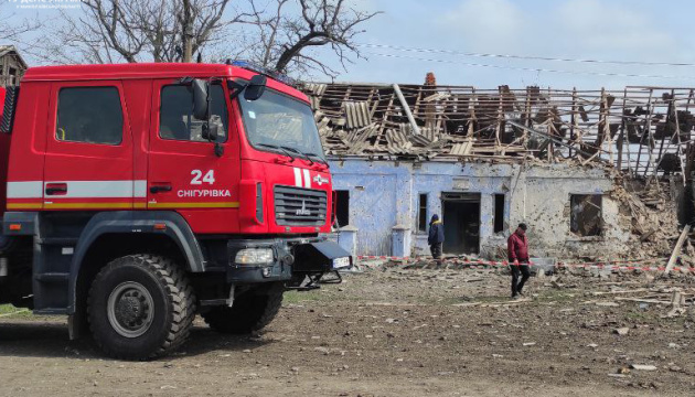 School catches fire after shelling in Mykolaiv region