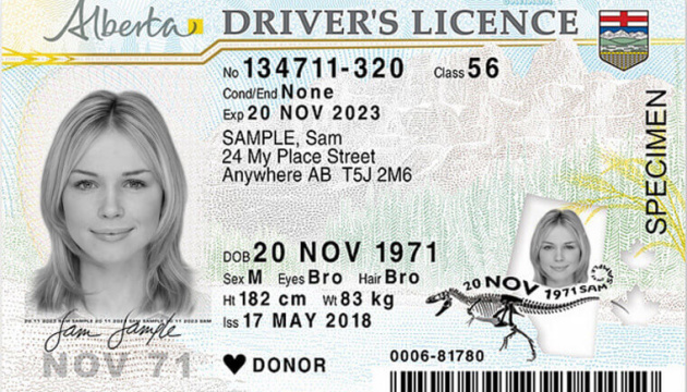 Канадська провінція Альберта дозволила обмінювати українські посвідчення водія без іспиту