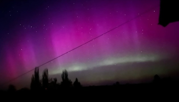Auroras boreales, muy raras para nuestra latitud, vistas en Ucrania