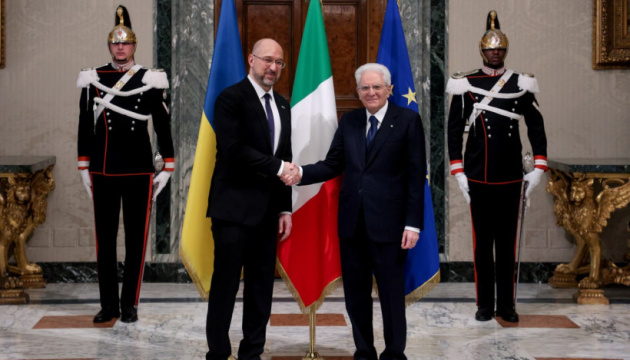 Ukraine's PM, Italy's president discuss sanctions against Russia's nuclear industry