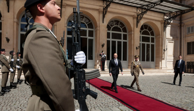 Schmyhal trifft sich in Rom mit Italiens Präsident Mattarella