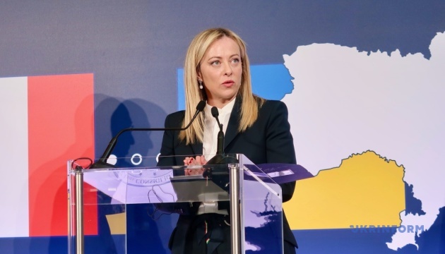 Meloni: Italia quiere acoger una conferencia sobre la reconstrucción de Ucrania en 2025