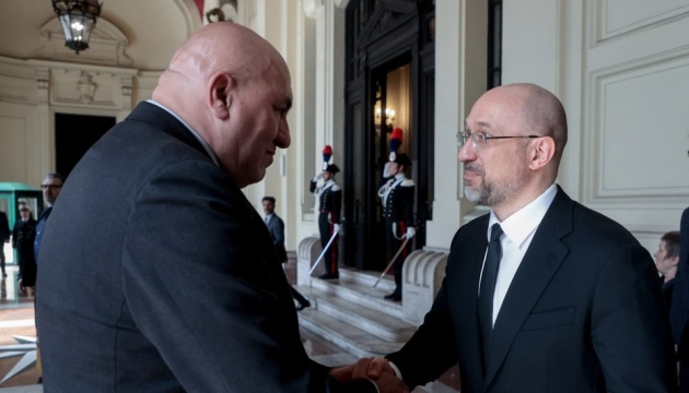 Ukrainian PM, Italian Minister of Defense discuss strengthening military assistance to Ukraine