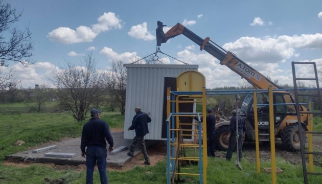 На звільненій Херсонщині встановили десятий модульний медпункт