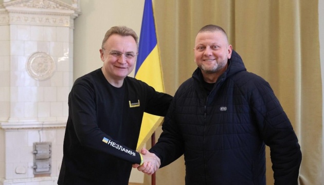 Ukraine’s Commander-in-Chief Zaluzhnyi visits Lviv 