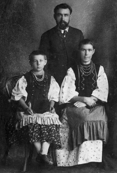 Борис, Марія і Настя Грінченки. 1890-ті рр.