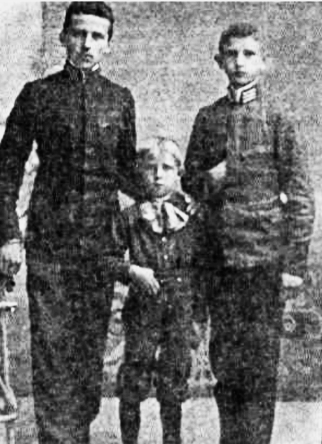 Мирон Зарицький з братами Родіоном та Романом