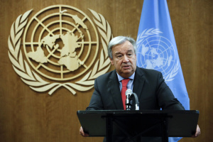 В ООН розповіли, що Гутерреш із занепокоєнням стежить за ситуацією в Грузії
