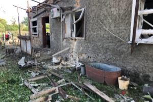На Кіровоградщині уламки збитого дрона пошкодили будинки
