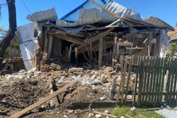Ten houses damaged as Russians massively shell Kharkiv region’s Kozacha Lopan