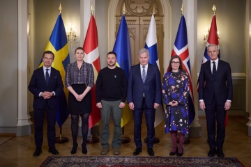 ゼレンシキー宇大統領、北欧４か国の首相と会談