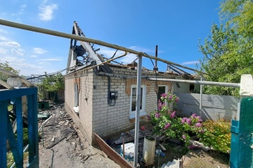 Rund 50 beschädigte Häuser bei Beschuss von Dorf in Region Saporischschja