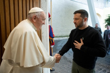 Zelensky arrives at Vatican to meet Pope Francis