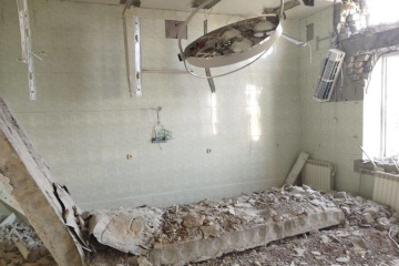 Guerre en Ukraine : Un hôpital de Beryslav endommagé après un bombardement russe 