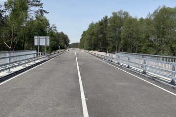 Bridge over Tal River reconstructed in Kyiv region