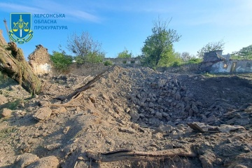 La région de Kherson bombardée ce matin par les envahisseurs russes : deux civils morts et un blessé