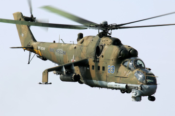 Russischer Kampfhubschrauber Mi-24 in Region Donezk abgeschossen