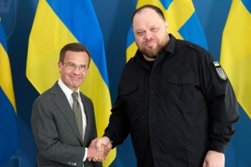 Stefanchuk se reúne con el primer ministro de Suecia