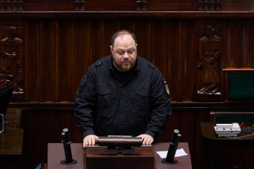 Stefanchuk addresses Polish parliament