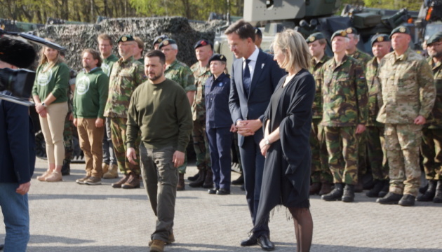Зеленський відвідав базу Військово-повітряних сил у Нідерландах