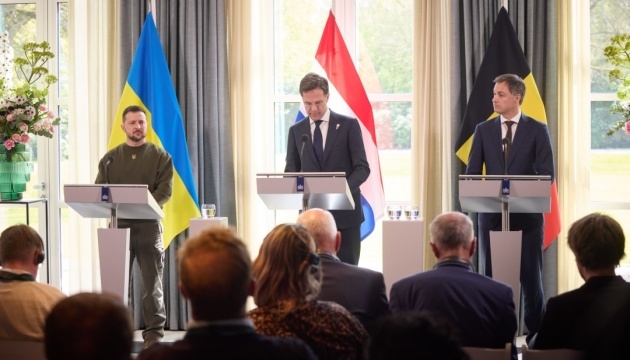 Ukraina, Belgia i Holandia podpisały wspólną deklarację


