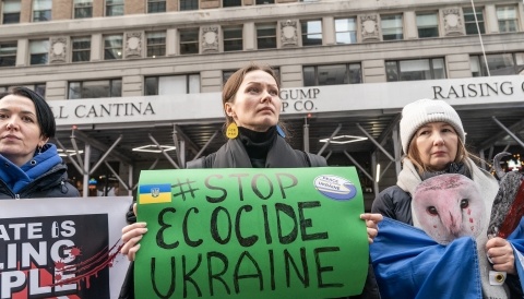 Європейці звинуватили росію в екоциді під час вторгнення в Україну