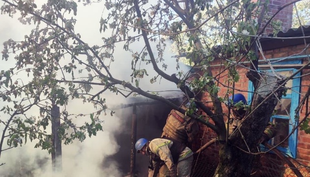 Am vergangenen Tag beschossen Besatzer 11 Siedlungen in Region Donezk, Polizei zeigt Folgen